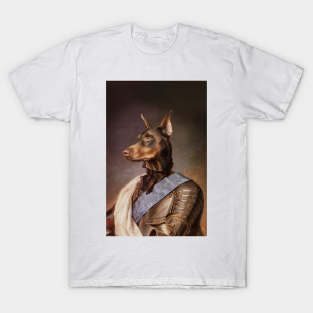 Doberman T-Shirt by storebuild@hkrmedia.com